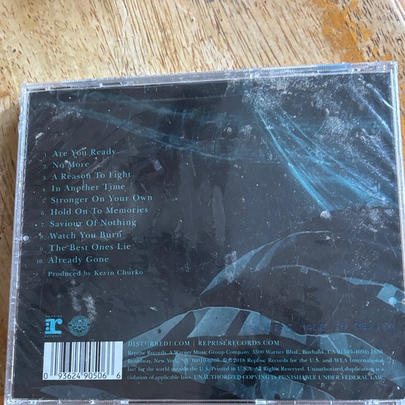 Disturbed "Evolution" CD - Teal & Black Album - Picture 3 of 3